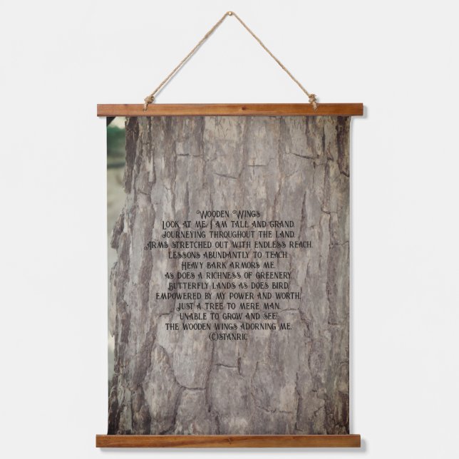 WOODEN TOPPED TAPESTRY DESIGN  (Front)