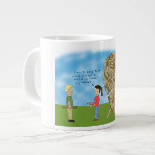 Wooden Valentine Mug