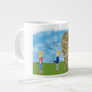 Wooden Valentine Mug