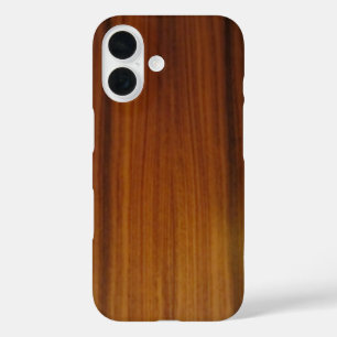 wooden veneer iPhone 16 case