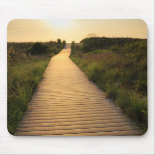 Wooden Walkway to Beach Mouse Pad