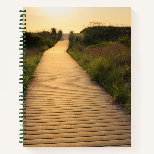 Wooden Walkway to Beach Notebook (Front)