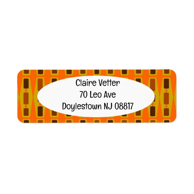Wooden Wall Hangings Return Address Label (Front)