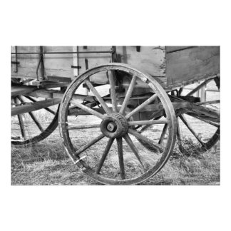 Wooden Wheels Photo Print