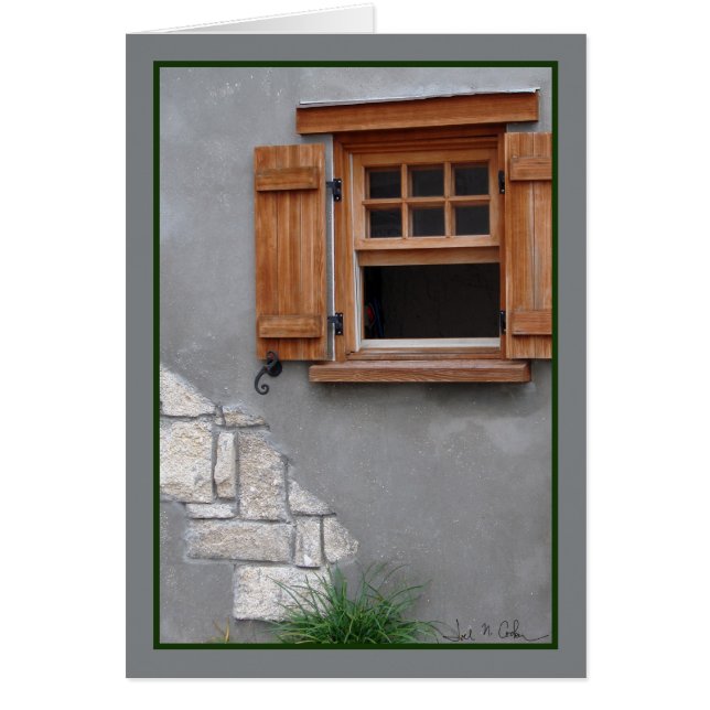 Wooden window (Front)