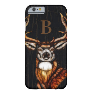 Wooden Wood Deer Rustic Country Personalised Barely There iPhone 6 Case