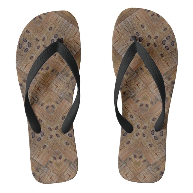 Wooden wood texture natural background brown tree thongs (Footbed)