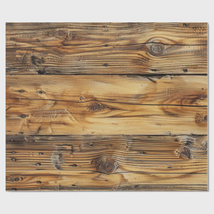 Wooden wrapping paper