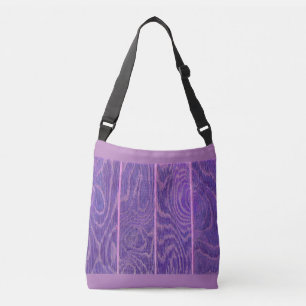 Woodgrain Look Bamboo Flooring Crossbody Bag