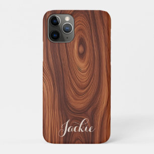 Woodgrain Print iPhone 11 Pro Case