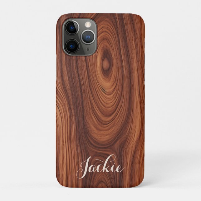 Woodgrain Print  Case-Mate iPhone Case (Back)