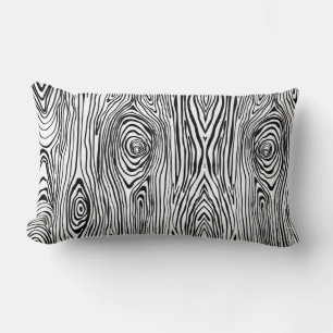 Woodgrain Texture Lumbar Cushion