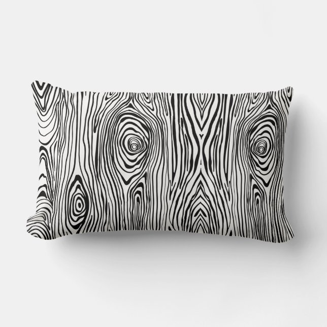 Woodgrain Texture Lumbar Cushion (Front)