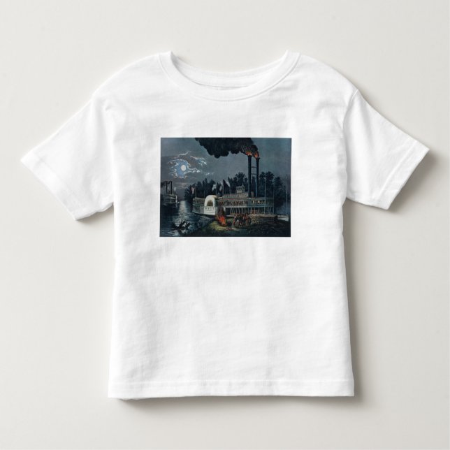 Wooding up' on the Mississippi Toddler T-Shirt (Front)