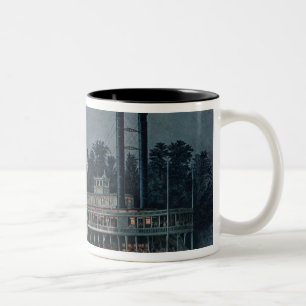 Wooding up' on the Mississippi Two-Tone Coffee Mug