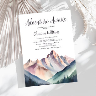 Woodland Adventure Baby Shower Invitation