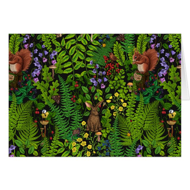Woodland amimals and plants (Front Horizontal)