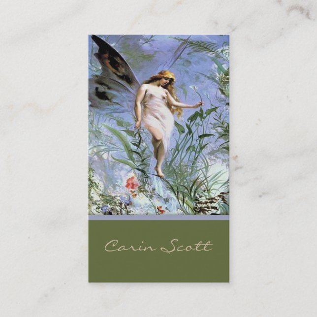 Woodland Angel Business Card (Front)