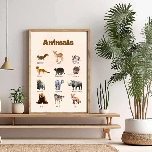 Woodland Animal Nursery Wall Art (Creator Uploaded)