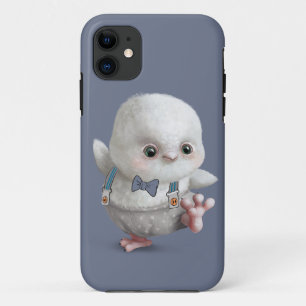 Woodland Animal Owl Hand Drawn Cute iPhone 11 Case