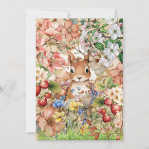 Woodland Animal Thank You Note