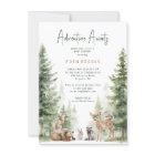 Woodland Animals Adventure Awaits Baby Shower