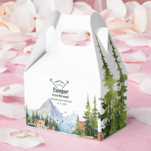 Woodland Animals Adventure Baby Shower Favour Box