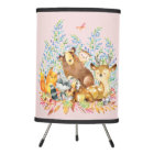 Woodland Animals Baby Girl Nursery Lamp