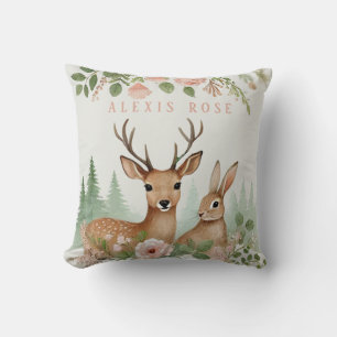Woodland Animals Baby Shower Cushion