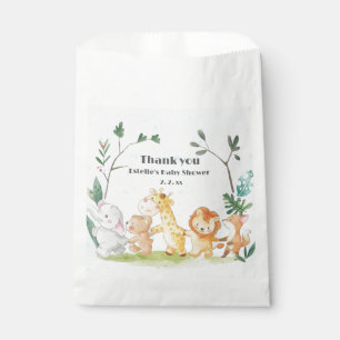Woodland Animals Baby Shower Favour Bag
