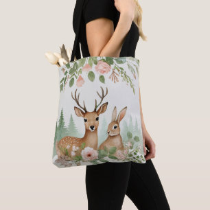 Woodland Animals Baby Shower Tote Bag