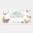 Woodland Animals Baby Shower Welcome