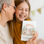 Woodland Animals Birthday Granddaughter Card<br><div class="desc">"AI-generated artwork with design direction by Susang6"</div>