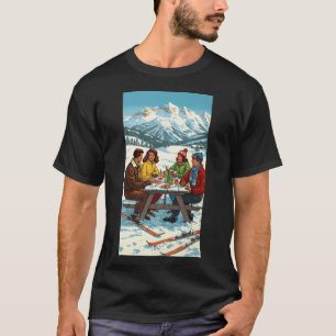 Woodland Animals Campfire Under The Stars T-Shirt