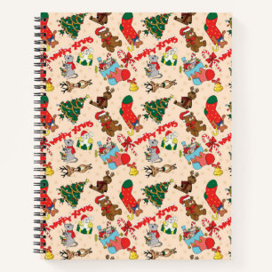Woodland Animals Christmas Notebook