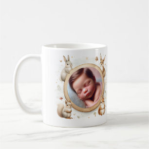 Woodland Animals Customisable Birth Announcement  Coffee Mug