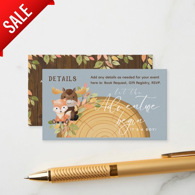 WOODLAND ANIMALS Details Book Card Gifts Boy      (Creator Uploaded)