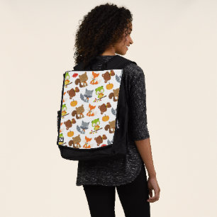 Woodland Animals, Forest Animals, Fall Animals Backpack