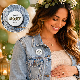 Woodland Animals Forest Baby Shower 6 Cm Round Badge