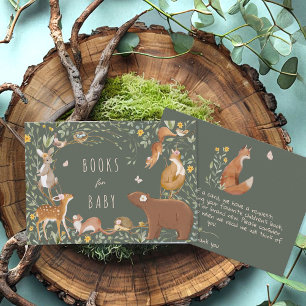 Woodland Animals Forest Friends Books for Baby Enclosure Card
