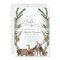Woodland Animals Greenery Boy Baby Shower