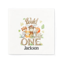 woodland animals greenery wild one