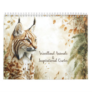 Woodland Animals & Inspirational Quotes 2027  Calendar