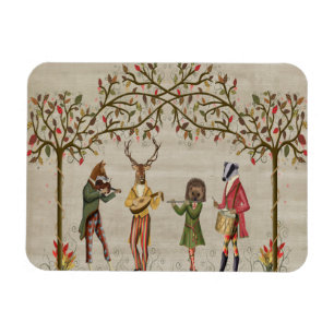 Woodland Animals Minstrel Group Magnet