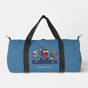Woodland Animals Number One! Gift Podium Art Duffle Bag