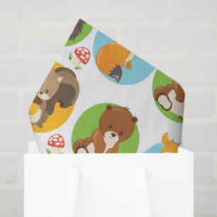 Woodland Animals Party tissue paper