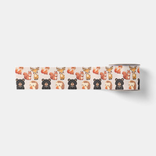 Woodland Animals Satin Ribbon