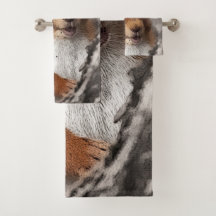 Woodland animals squirrel