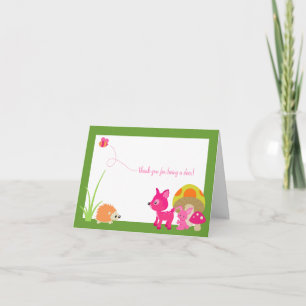 Woodland Animals Thank You Cards