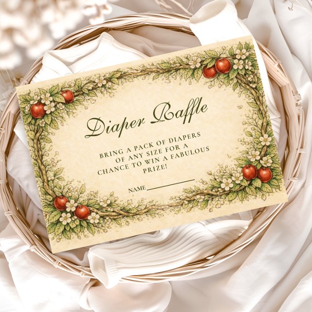 Woodland Apple Storyboo Diapper Raffle Enclosure Card (Creator Uploaded)